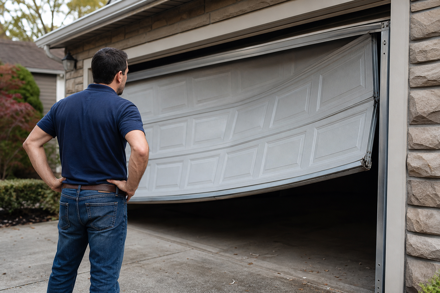 Emergency Garage Door Repair Near Me: What Cleveland Homeowners Should Do First